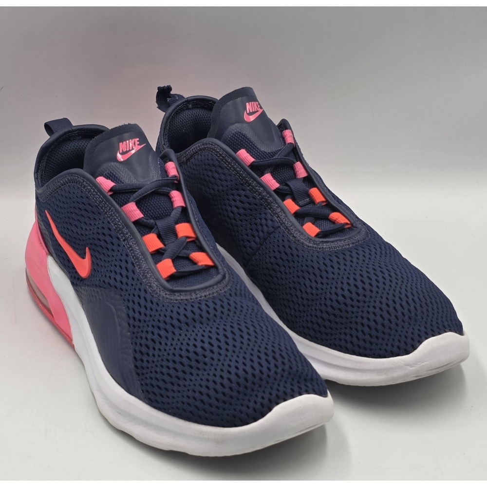 Nike Air Max Motion 2 Womens Size 8.5 Blue Pink Athletic Running Shoes Sneakers
